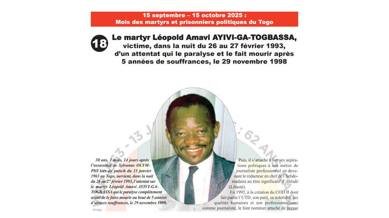 18 – Léopold Amavi AYIVI-GA-TOGBASSA