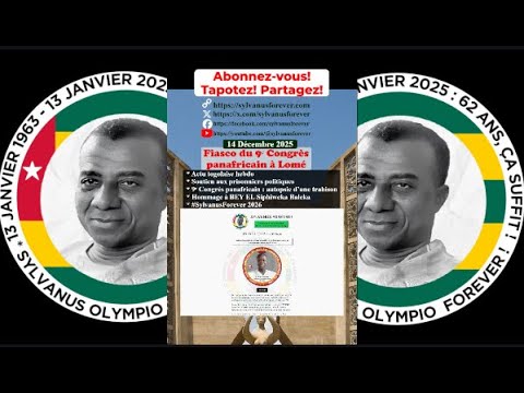 LIVE : Fiasco du 9e congrès panafricain de Lomé