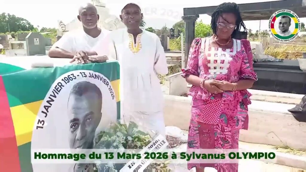Hommage du 13 mars 2026 à Sylvanus OLYMPIO à Agoè-Adjigo