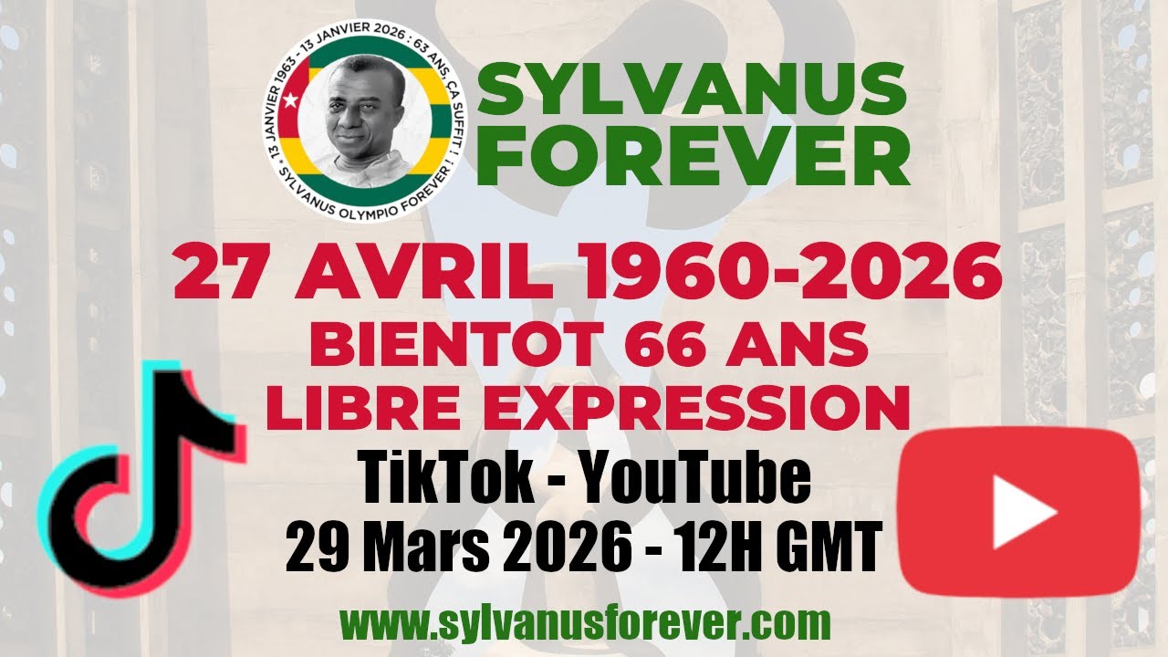 LIVE : 27 Avril 1960-2026, Bientôt 66 ans ! Libre Expression