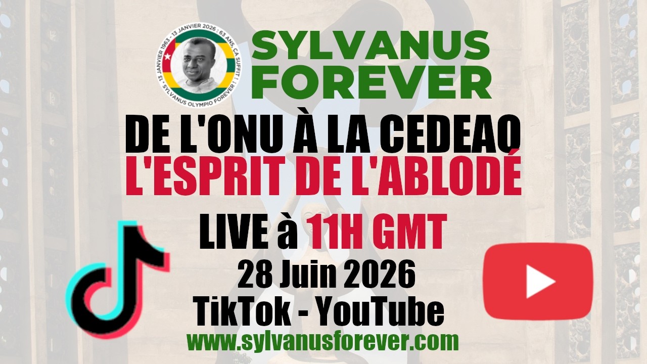 LIVE – #TOGO : De l’ONU à la CEDEAO, l’esprit de l’Ablodé