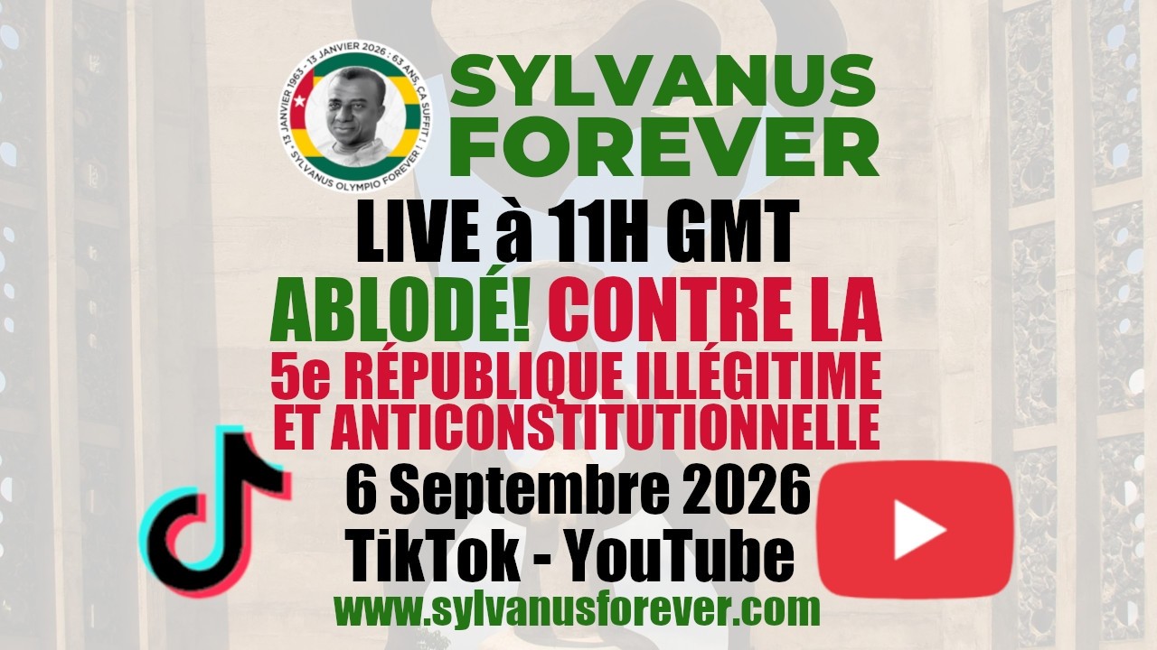 LIVE – #TOGO : ABLODÉ! Contre la 5e République ILLEGITIME et ANTICONSTITUTIONNELLE